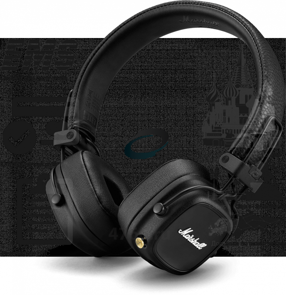 Беспроводные наушники Marshall Major IV Black